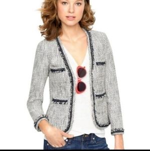 Jcrew size 4 NWT blazer with chain detail